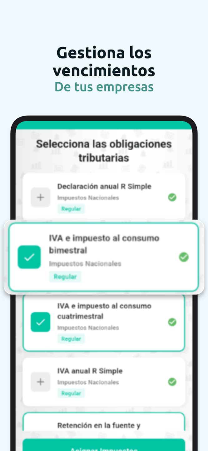 Calendapp - Gestión tributaria para contadores